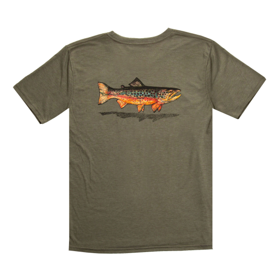 Fishpond Local T-shirt Olive i gruppen Beklædning og fodtøj / Beklædning / T-shirts hos Sportfiskeprylar.se (LS-O-Mr)