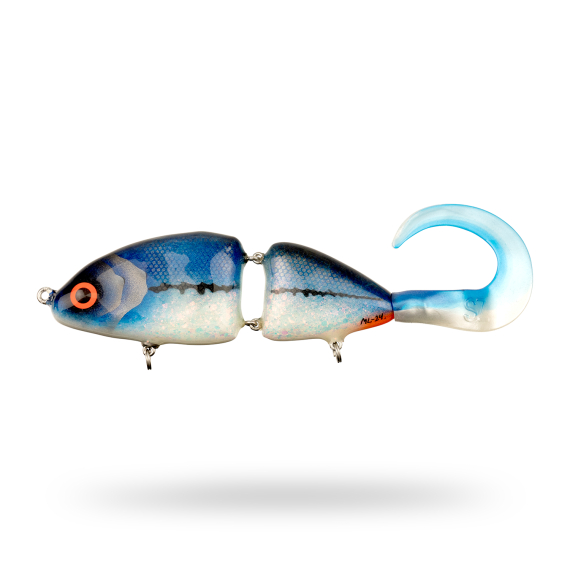 Mälaren Lures Fathead Swimbait 17cm, 125g - Blue Maniac i gruppen Madding / Håndlavede agn / Håndlavede swimbaits hos Sportfiskeprylar.se (MLFHS17-2)