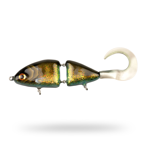 Mälaren Lures Fathead Swimbait 17cm, 125g - Per Glitter Gold i gruppen Madding / Håndlavede agn / Håndlavede swimbaits hos Sportfiskeprylar.se (MLFHS17-4)