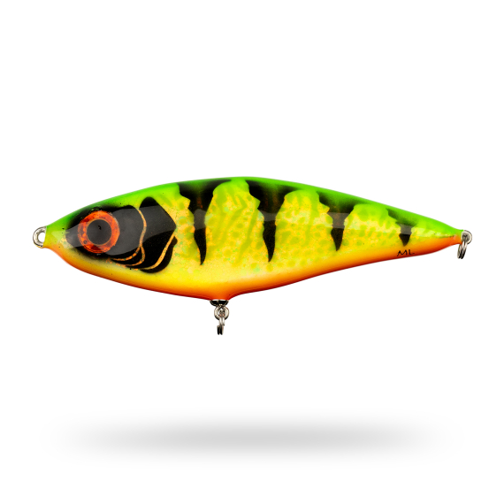 Mälaren Lures Loner 18cm, 100g - Fire Tiger i gruppen Madding / Håndlavede agn / Håndlavede jerkbaits hos Sportfiskeprylar.se (MLL18-3)