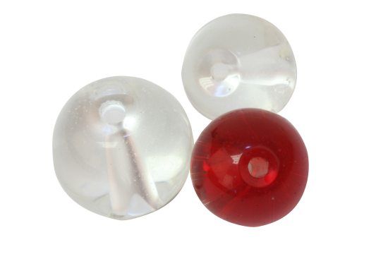 Fox Rage Glass Beads Clear 10-pack i gruppen Kroge og endegrej / Texas & Carolina tilbehør hos Sportfiskeprylar.se (NAC015r)