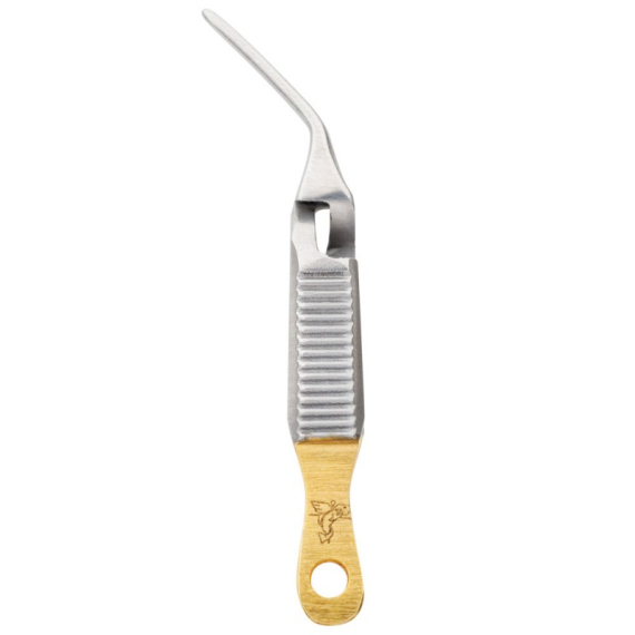 DR Slick Extra-Hand Fly Tweezer 2 1/2\'\' Self Closing - Curved i gruppen Kroge og endegrej / Fluebinding / Fluebindingsredskaber / Andet fluebindingsudstyr hos Sportfiskeprylar.se (NFD682-FEX)