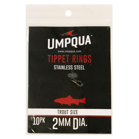 Umpqua Tippet Ring Standard 2mm 10-pack i gruppen Kroge og endegrej / Ledere og Forfangsmateriale / Forfangsmateriale / Forfangsmateriale fluefiskeri hos Sportfiskeprylar.se (NFD9384)