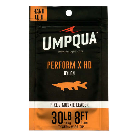 Umpqua Perform X Pike Leader w/Tyger Wire Tip 8ft 30lb i gruppen Kroge og endegrej / Ledere og Forfangsmateriale / Færdiglavede forfang / Tapered forfang hos Sportfiskeprylar.se (NFD9389)