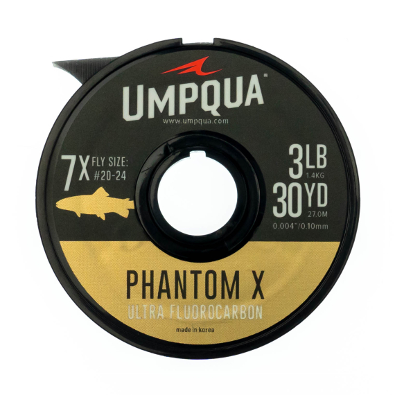 Umpqua Phantom X Fluorocarbon Tippet 27m i gruppen Kroge og endegrej / Ledere og Forfangsmateriale / Forfangsmateriale / Forfangsmateriale fluefiskeri hos Sportfiskeprylar.se (NFD9397-2Xr)