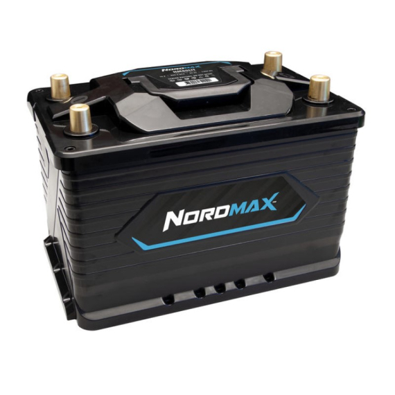 Nordmax Lithium Battery 12V 110Ah i gruppen Bådelektronik / Batterier og opladere / Batterier / Lithiumbatterier hos Sportfiskeprylar.se (NM110LIT)