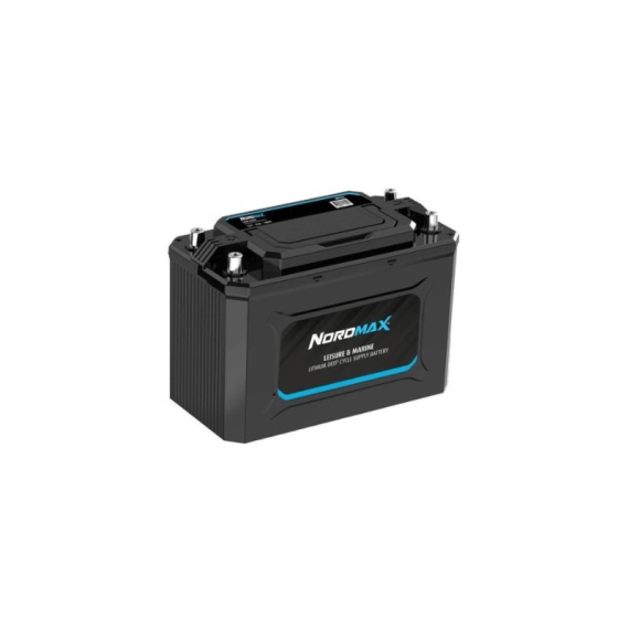 Nordmax Lithium Battery 12V 125Ah BT i gruppen Bådelektronik / Batterier og opladere / Batterier / Lithiumbatterier hos Sportfiskeprylar.se (NMD125LITBT)