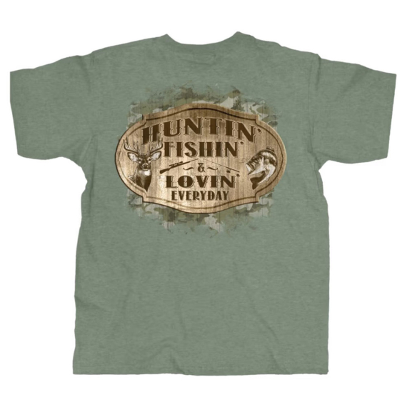 Old Guys Rule Huntin, Fishin, Lovin i gruppen Beklædning og fodtøj / Beklædning / T-shirts hos Sportfiskeprylar.se (OG2313-Mr)