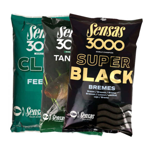 Sensas 3000 1kg x 3-pack i gruppen Madding / Boilies, krogagn og forfoder / Groundbait hos Sportfiskeprylar.se (SENSAS3000MIXPACK)