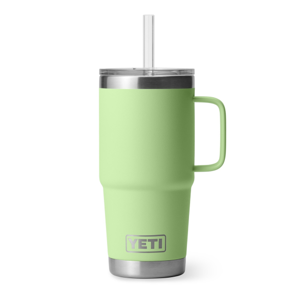 Yeti Rambler 25 Oz Straw Mug 2.0 - Key Lime i gruppen Outdoor / Stormkøkken og køkkenredskaber / Termoflasker / Termokrus hos Sportfiskeprylar.se (SKU-2326-24H2KL)