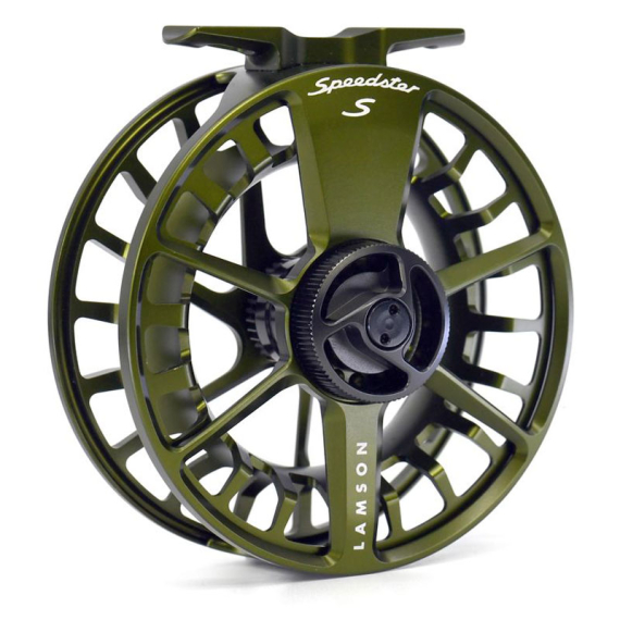 Lamson Speedster S-Series Fly Reel Olive Green i gruppen Hjul / Fluehjul og ekstra spoler / Fluehjul hos Sportfiskeprylar.se (SPS-3PLUSREEL-Ogr)