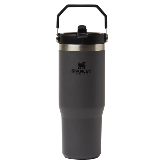 Stanley Iceflow Flip Straw Tumbler 0,89L - Charcoal i gruppen Outdoor / Stormkøkken og køkkenredskaber / Termoflasker / Termokrus hos Sportfiskeprylar.se (ST1009993194)