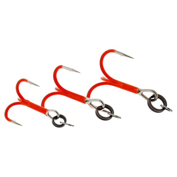 Westin Rigged Trout Treble Hooks Uv Orange i gruppen Kroge og endegrej / Kroge / Trebelkroge hos Sportfiskeprylar.se (T108-805-064r)