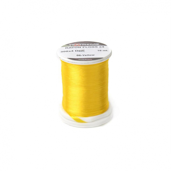 Rayon Floss Yellow i gruppen Kroge og endegrej / Fluebinding / Fluebindingsmateriale / Yarn & Chenille hos Sportfiskeprylar.se (TE-RF-06)