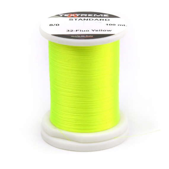 Textreme Tying Thread Standard 8/0 - Fluo Yellow i gruppen Kroge og endegrej / Fluebinding / Fluebindingsmateriale / Bindetråd hos Sportfiskeprylar.se (TE-SS8-32)