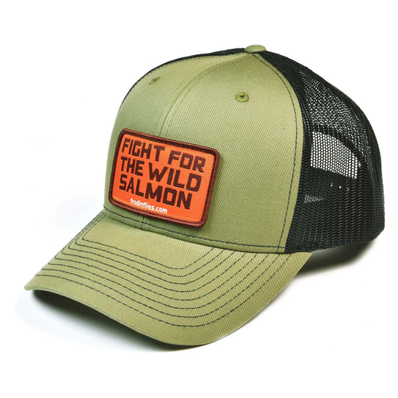 Frödin \'Wild Salmon\' Trucker Hat – Loden/Black i gruppen Beklædning og fodtøj / Kasketter og hovedbeklædning / Kasketter / Trucker caps hos Sportfiskeprylar.se (TH-FOB)