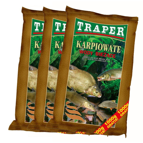 Traper Groundbait Mix 2,5kg x3 i gruppen Madding / Boilies, krogagn og forfoder / Groundbait hos Sportfiskeprylar.se (TRAPERGROUNDBAITPACK)