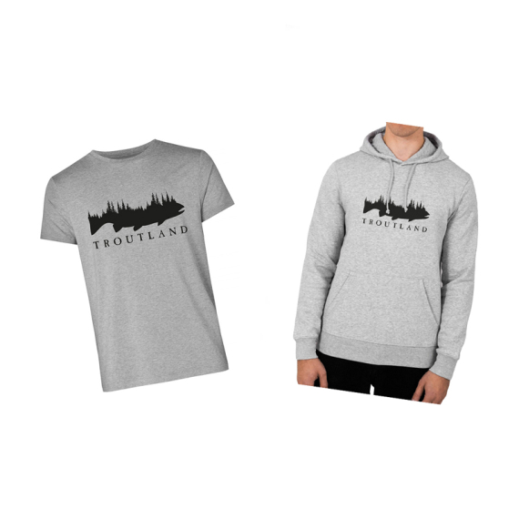 Troutland T-shirt & Hoodie i gruppen Beklædning og fodtøj / Beklædning / Sweatere hos Sportfiskeprylar.se (TROUTLANDTHSET)