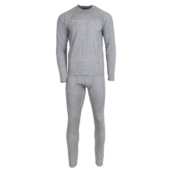 Vision Scout Merino Bamboo Set Grey i gruppen Beklædning og fodtøj / Beklædning / Undertøj / Undertøjssæt hos Sportfiskeprylar.se (V1123-Sr)