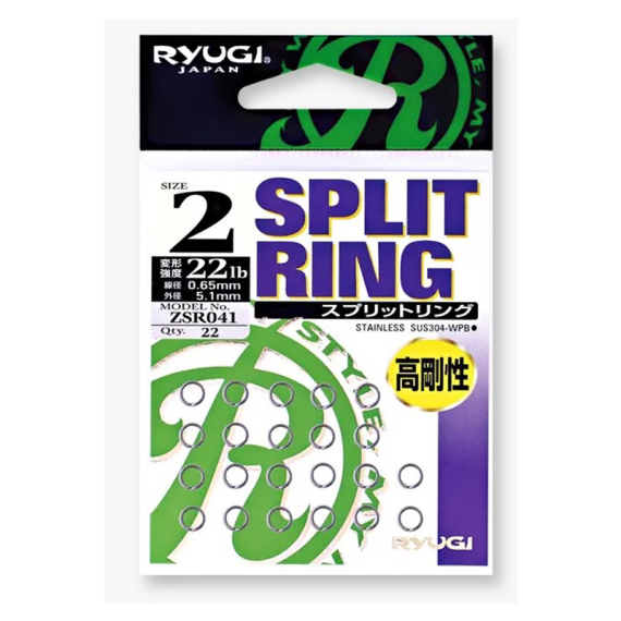 Ryugi R Split Ring i gruppen Kroge og endegrej / Splitringe hos Sportfiskeprylar.se (ZSR041r)