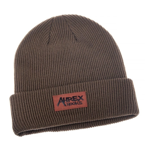 Ahrex Suede Patch Beanie Brown i gruppen Beklædning og fodtøj / Kasketter og hovedbeklædning / Huer og hatte hos Sportfiskeprylar.se (abe324)