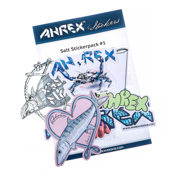 Ahrex Salt Sticker Pack #1 i gruppen Andet / Klistermærker og overføringsbilleder hos Sportfiskeprylar.se (asa01)