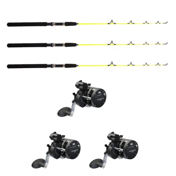 Abu Garcia Cardinal Trolling 20LC/Fladen Ice Pike 115cm Combo Höger 3-Pack i gruppen Fiskemetoder / Isfiskeri / Isfiskeri Sæt / Isfiskerisæt hos Sportfiskeprylar.se (cardinal1153pcsset)