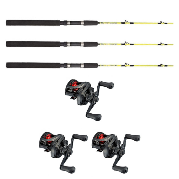 Daiwa PR100L/Fladen Ice Pike 130cm Combo Vänster 3-Pack i gruppen Fiskemetoder / Isfiskeri / Isfiskeri Sæt / Isfiskerisæt hos Sportfiskeprylar.se (daiwaprfladen1303pcsset)