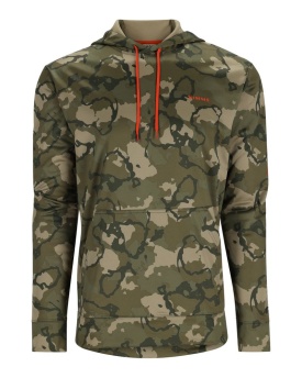 Simms Challenger Solar Hoody - Black/Ghost Camo Graphite - L