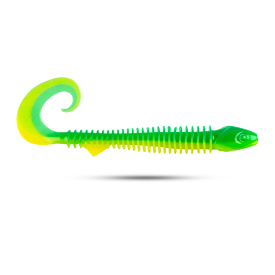 Scout RibTail 10cm (8pcs) - Lime UV