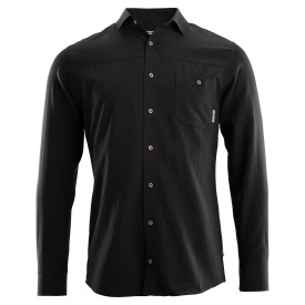 Aclima Wool Woven Wool Shirt Men Jet Black