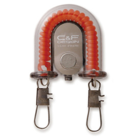 C&F 2-in-1 Retractor w Fly Catcher Orange (CFA-70WF)