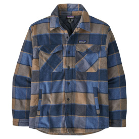 Patagonia M's LW Insulated Fjord Flannel Shirt William: Smolder Blue