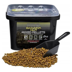 Starbaits Pro Banana Nut Pellets Mixed 2kg