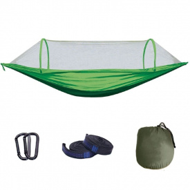 Fladen hammock with mosquito net green