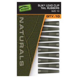 Fox Naturals Slik Lead Clip Tail Rubber - Size 10