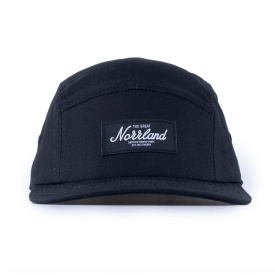 SQRTN 5-Panel Cap Black