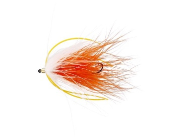 Marabou Worm White/Orange