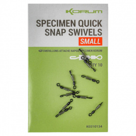 Korum Specimen Quick Snap Swivels