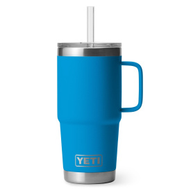 Yeti Rambler 25 Oz Straw Mug - Big Wave Blue