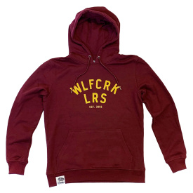 Wolfcreek Lures Logo Hoodie, Burgundy