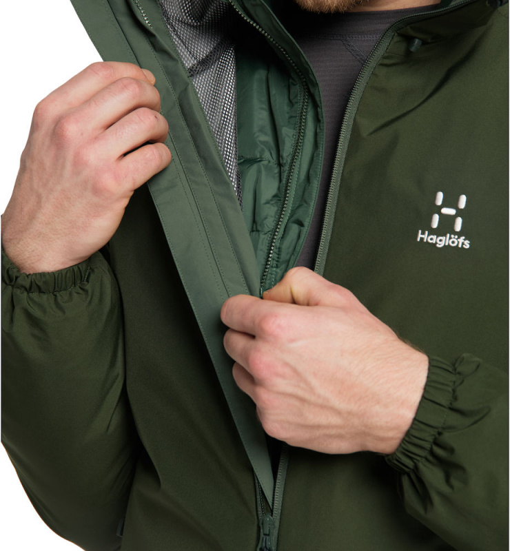 Haglöfs Eldstad 3-in-1 Mimic GTX Jacket Men Seaweed Green