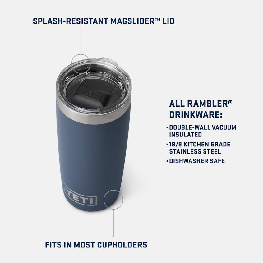 Yeti Rambler 10 Oz Tumbler - Navy